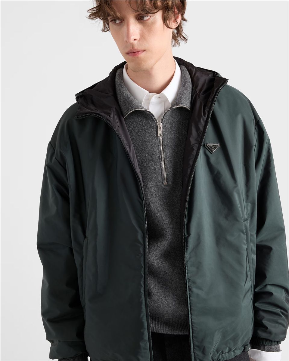 Reversible re-nylon jacket-PRADA-Verso