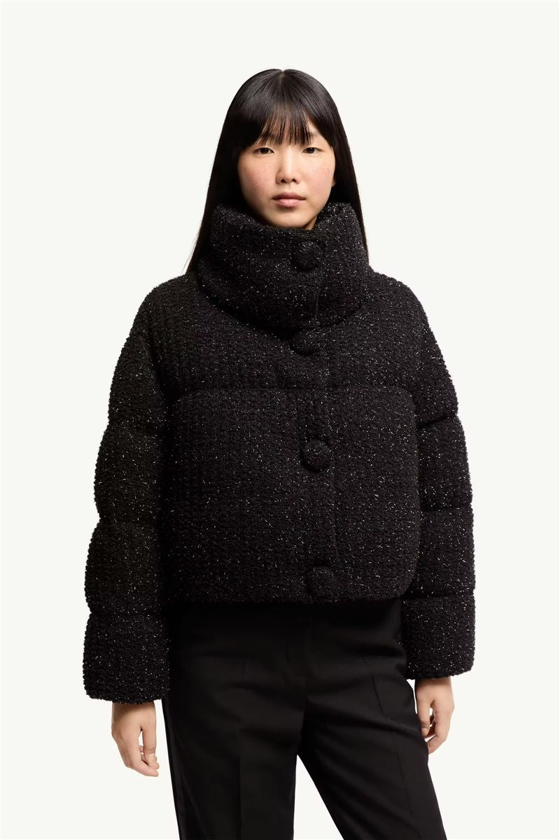 Almee teddy short down jacket-MONCLER-Verso