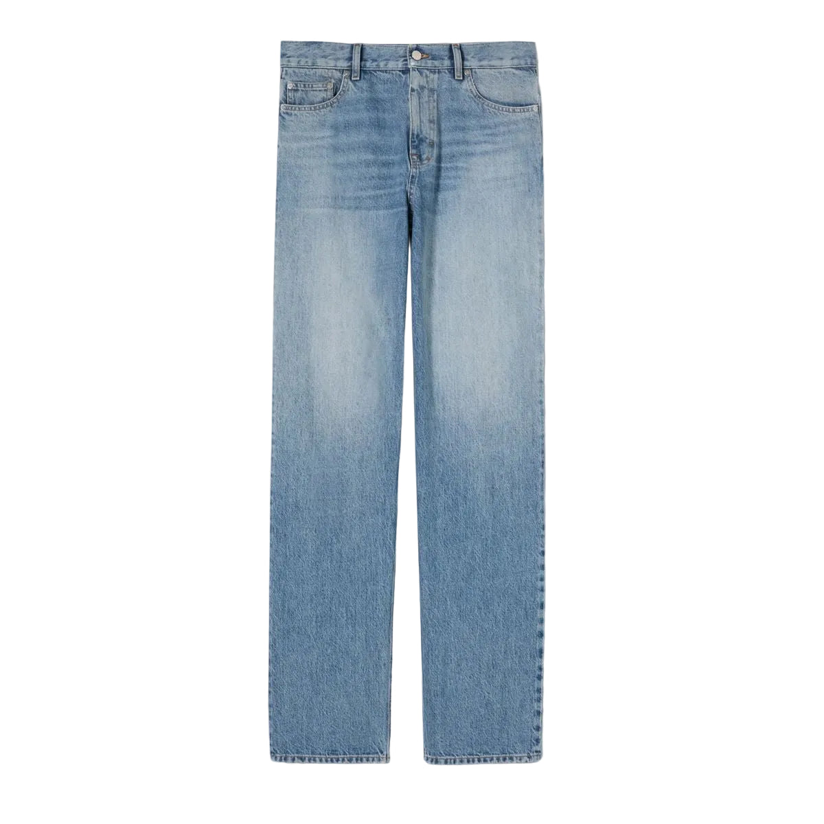 Cotton denim trousers
