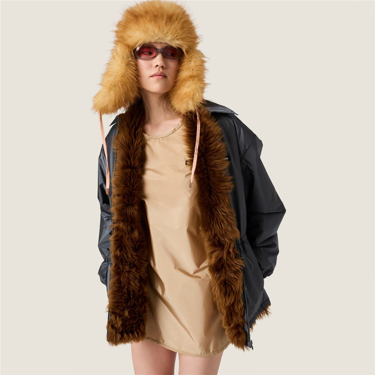 Technical fabric dress-MIU MIU-Verso