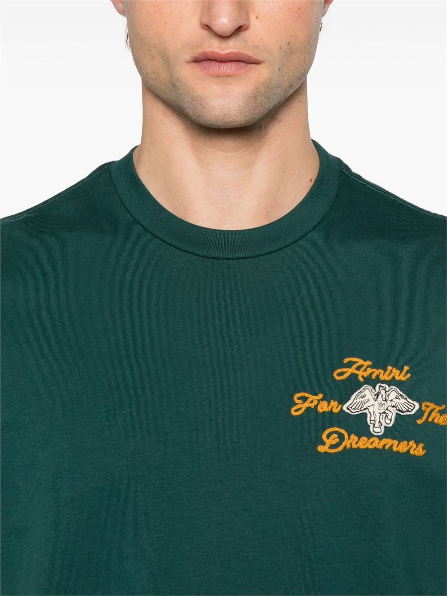 DREAMERS EMBROIDERED T-SHIRT -  AMIRI -  Verso