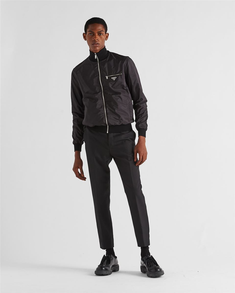reversible wool and re-nylon jacket