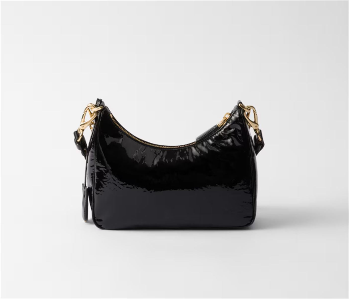 RE-EDITION NAPLAK PATENT LEATHER MINI-BAG -  PRADA -  Verso