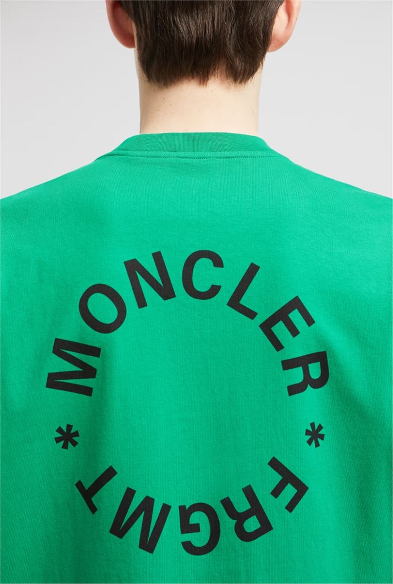 MONCLER X FRGMT MAXI LOGO COTTON T-SHIRT - MONCLER - Verso