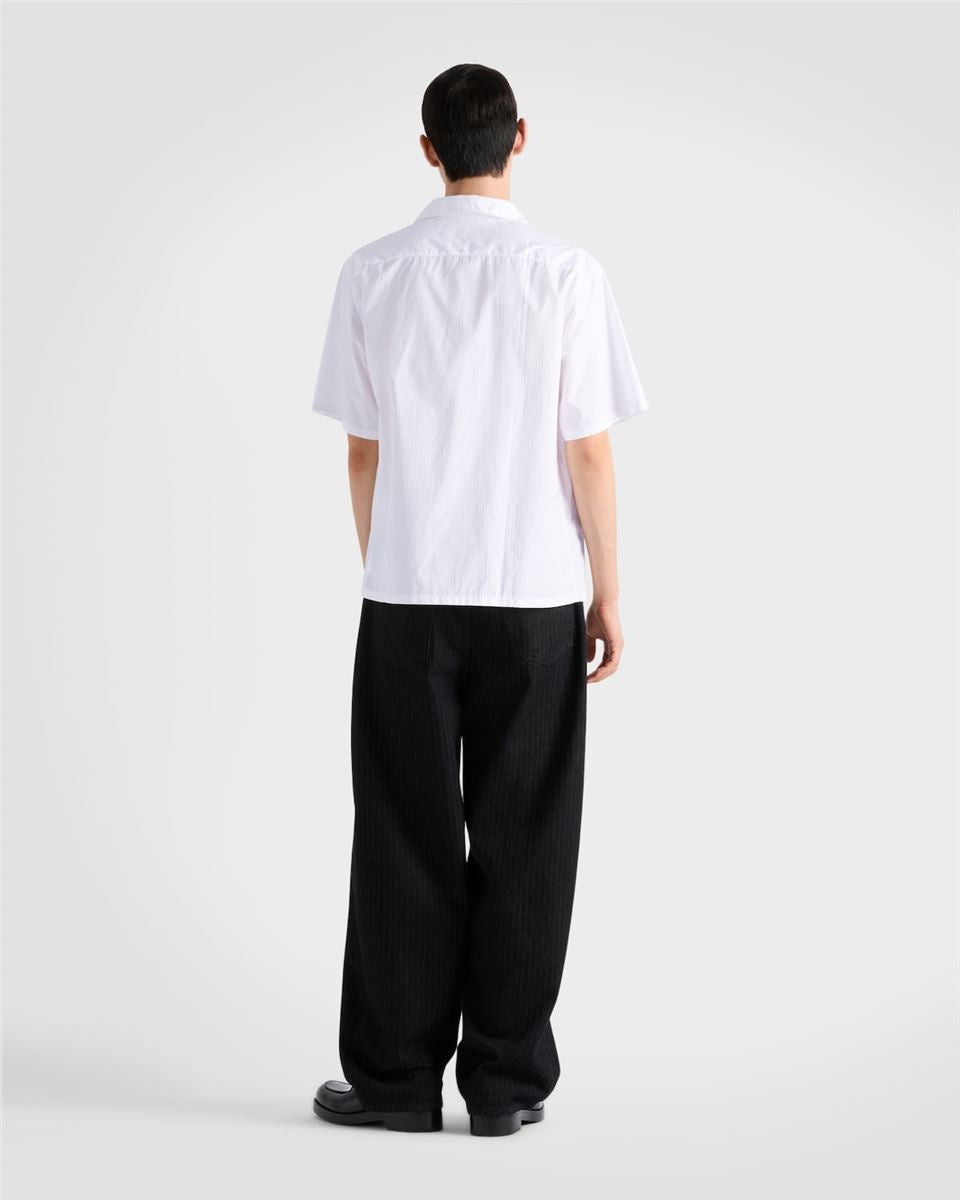 COTTON BOWLING SHIRT - PRADA - Verso