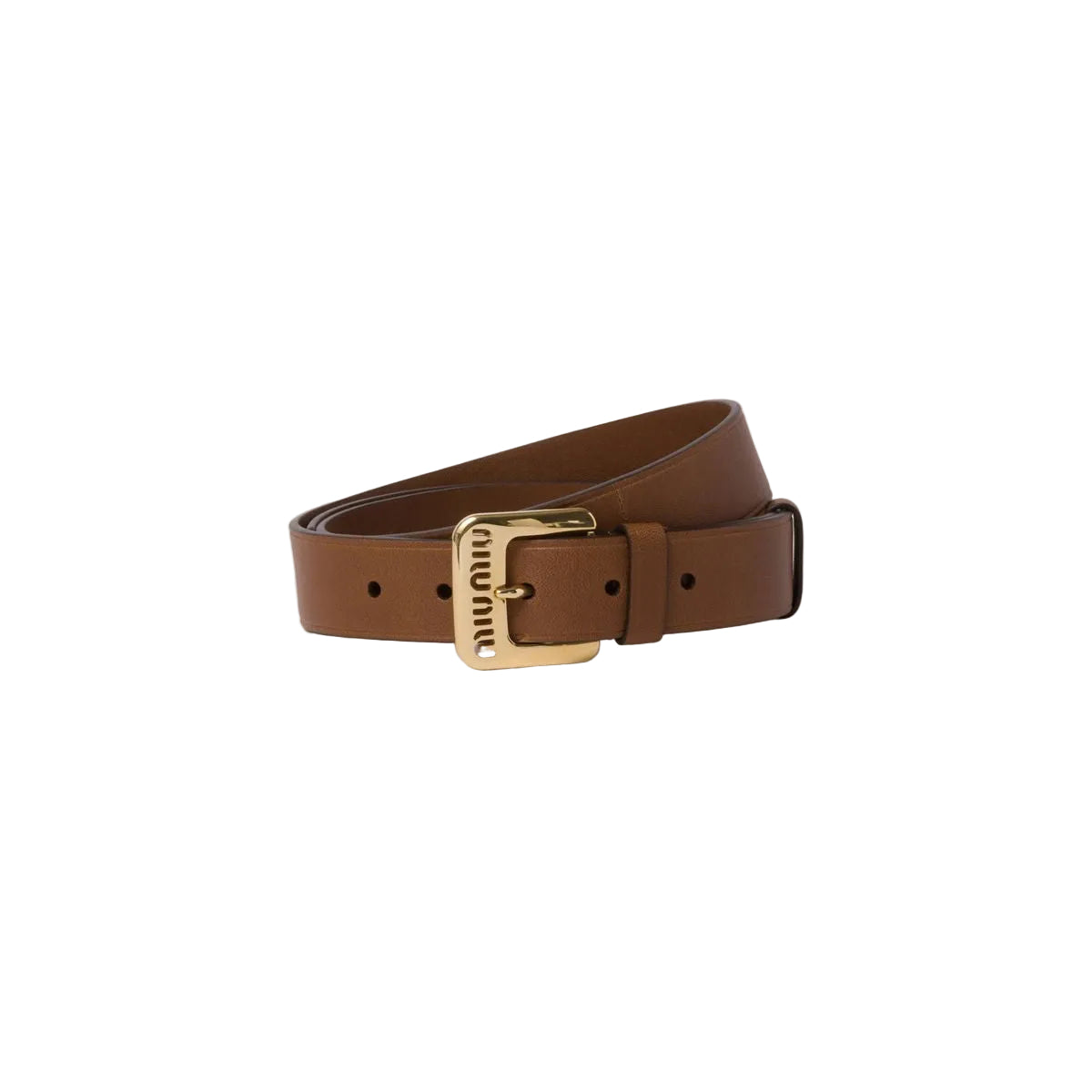 Nappa leather belt