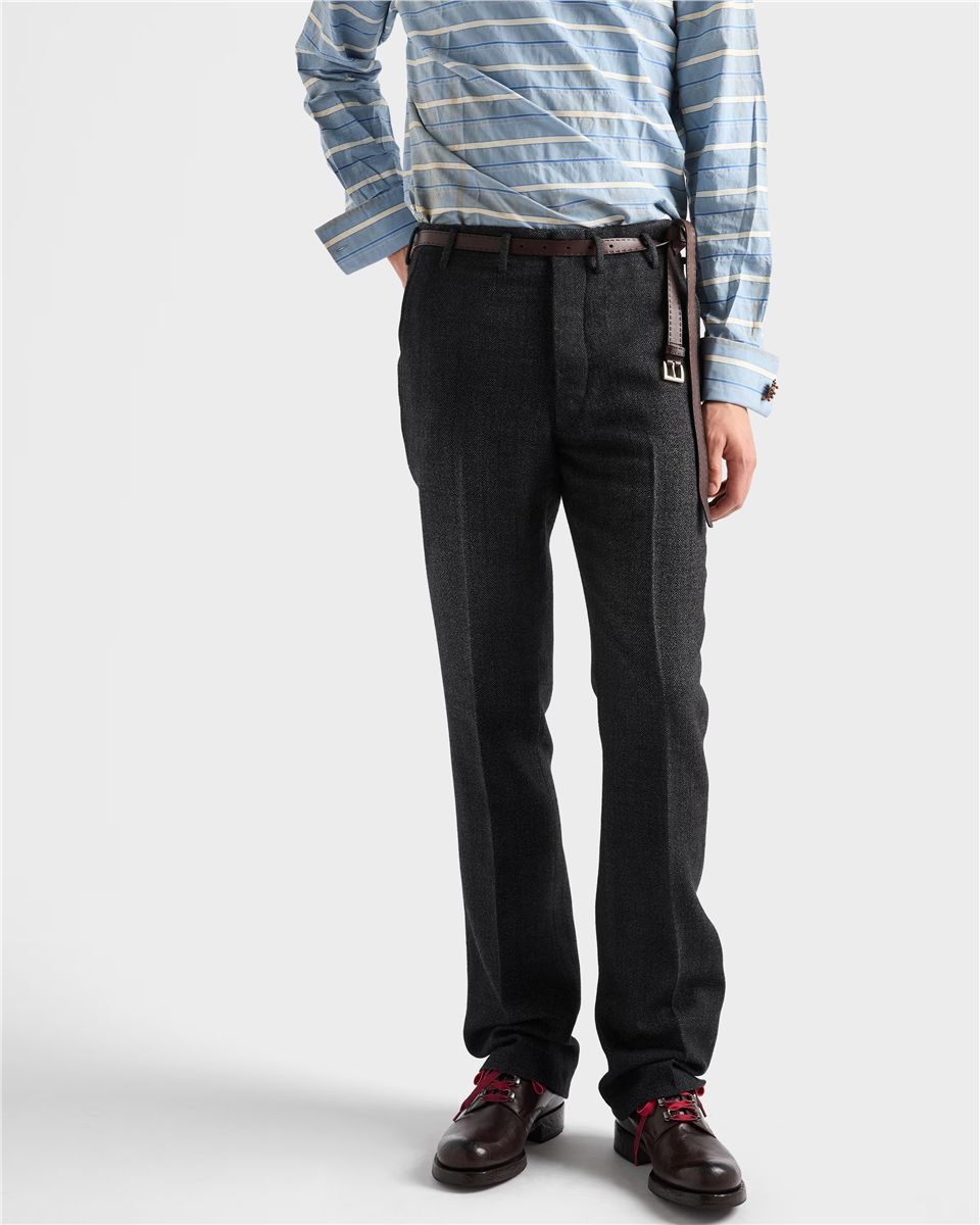 Wool pants-PRADA-Verso
