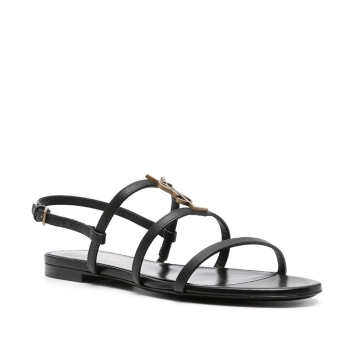 CASSANDRE-PLAQUE LOW SANDALS - SAINT LAURENT - Verso