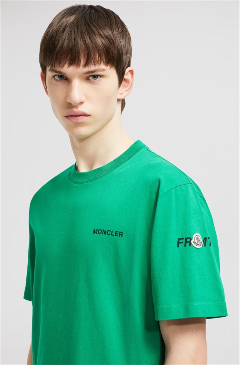 MONCLER X FRGMT MAXI LOGO COTTON T-SHIRT - MONCLER - Verso