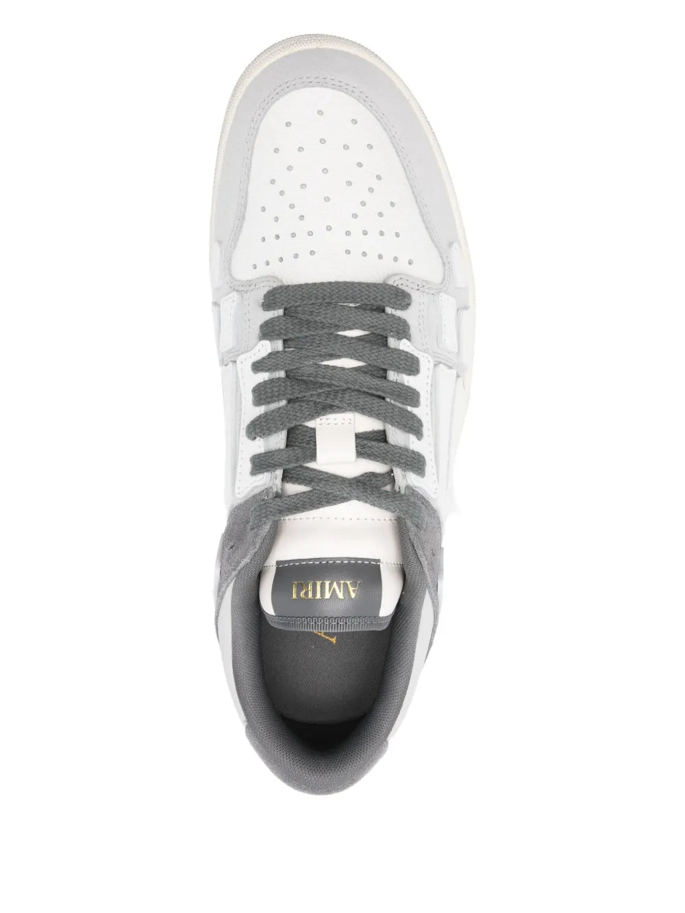 Skel-top bone-panelled low-top sneakers