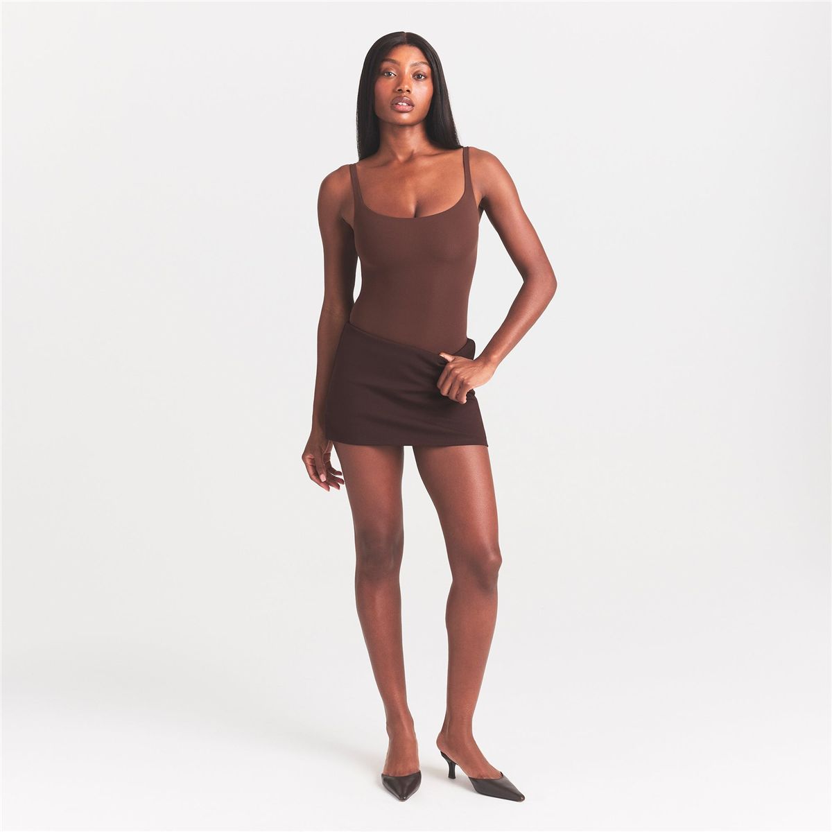Fits everybody square neck bodysuit-SKIMS-Verso