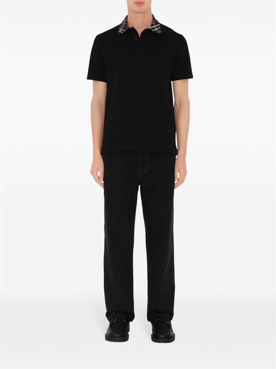 COTTON POLO SHIRT -  BURBERRY -  Verso