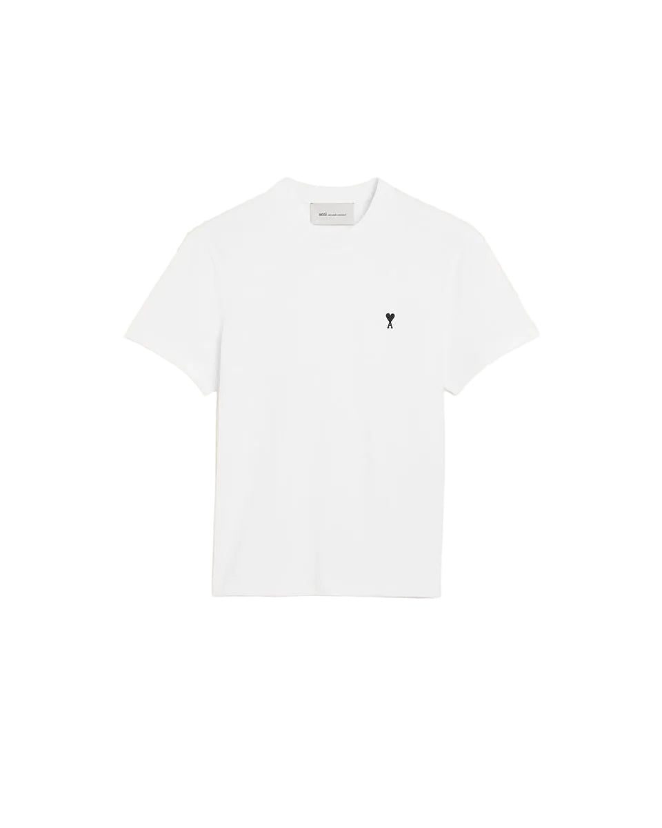 cotton t-shirt with ami de coeur-AMI-312086-S-Verso