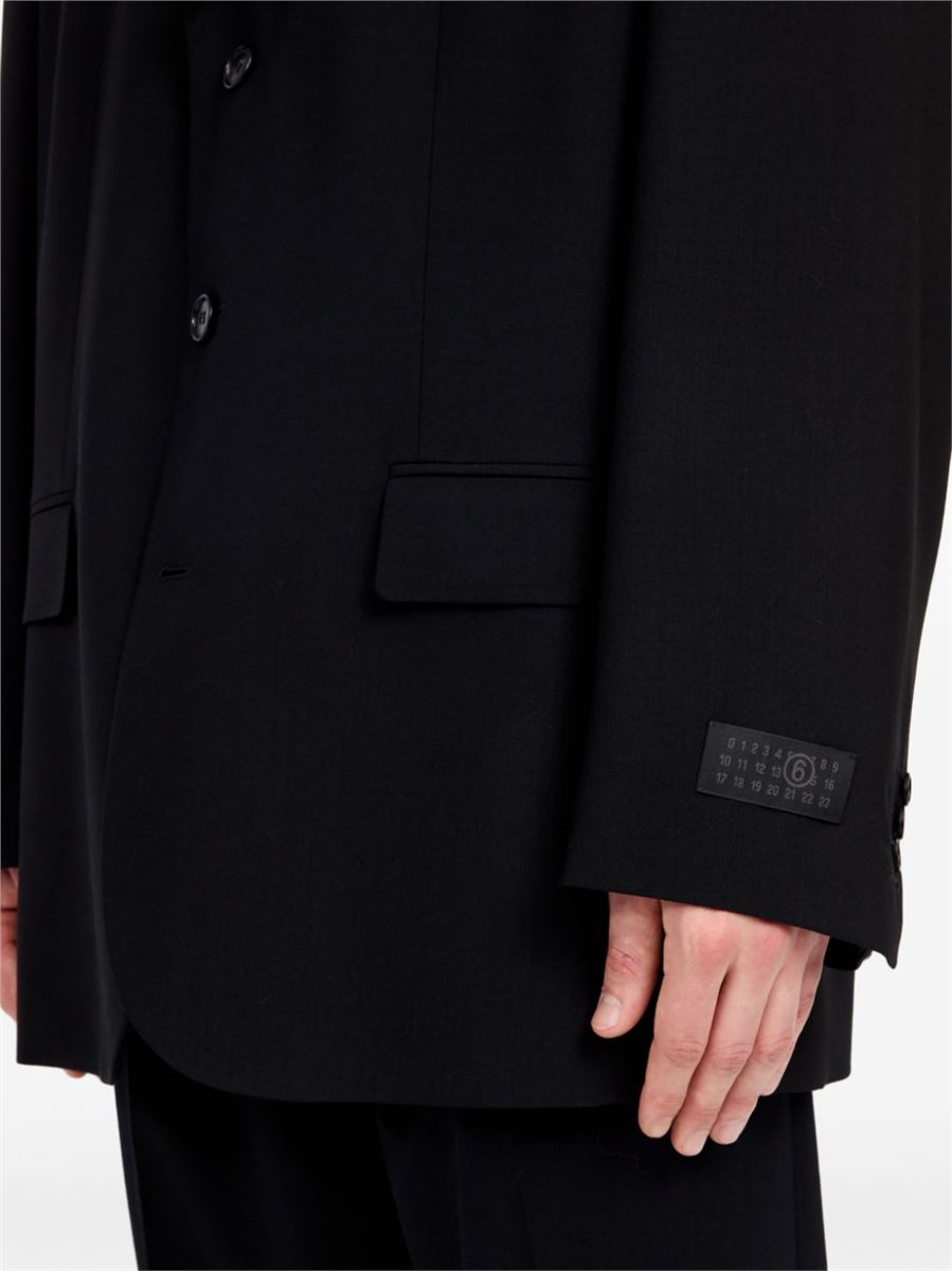 LOGO-APPLIQUÉ JACKET -  MM6 -  Verso