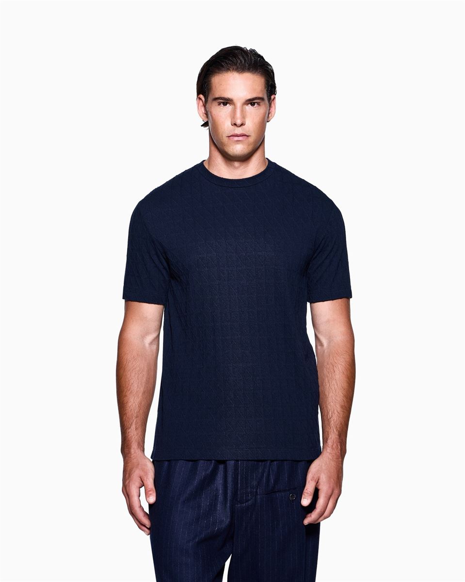 asv stretch cashmere and viscose-blend crew-neck t-shirt
