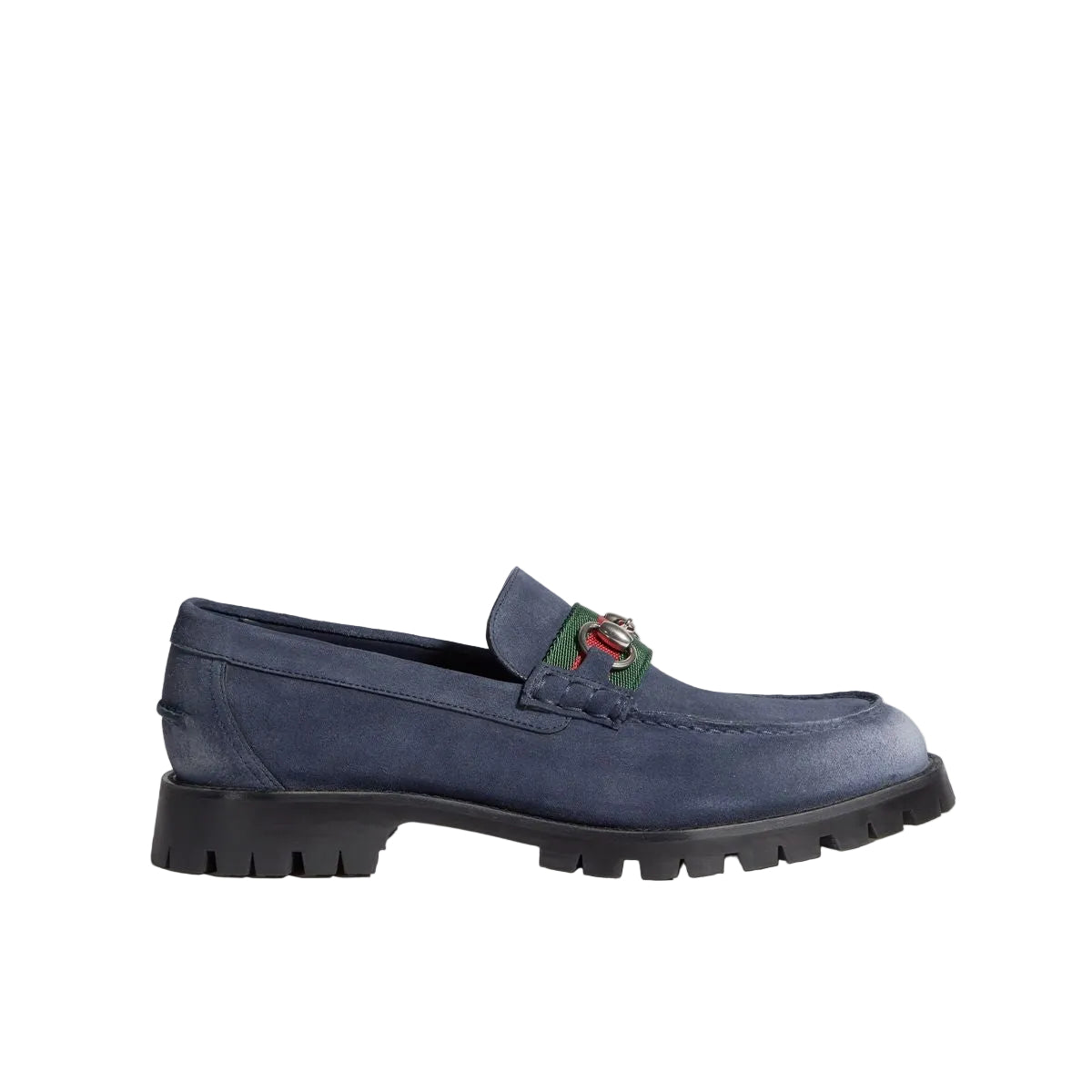 Men's loafer with horsebit and lug sole