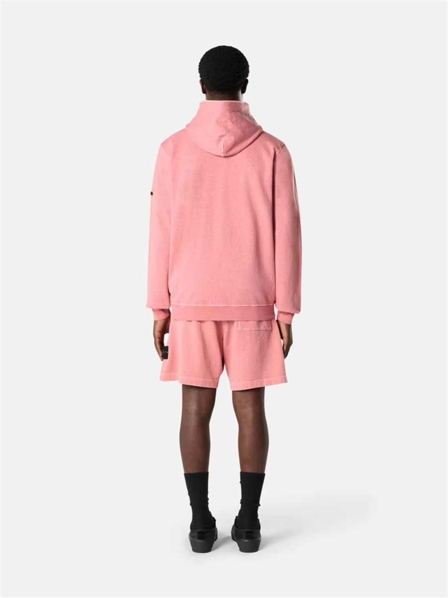 Loose-wide-leg-fit jogger shorts with pockets-STONE ISLAND-Verso