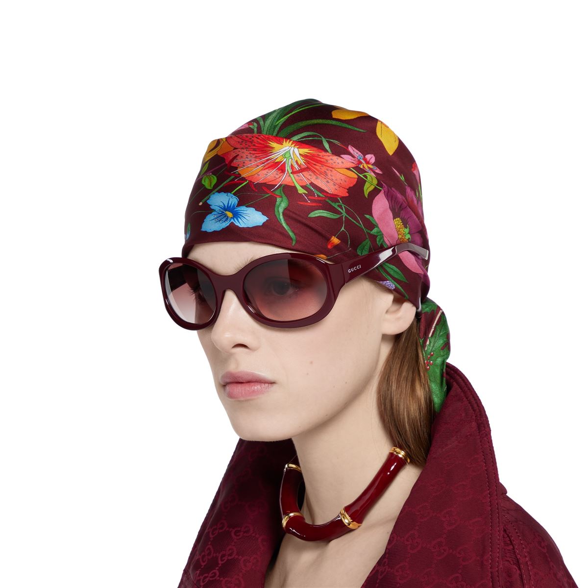 ROUND FRAME SUNGLASSES - GUCCI - Verso