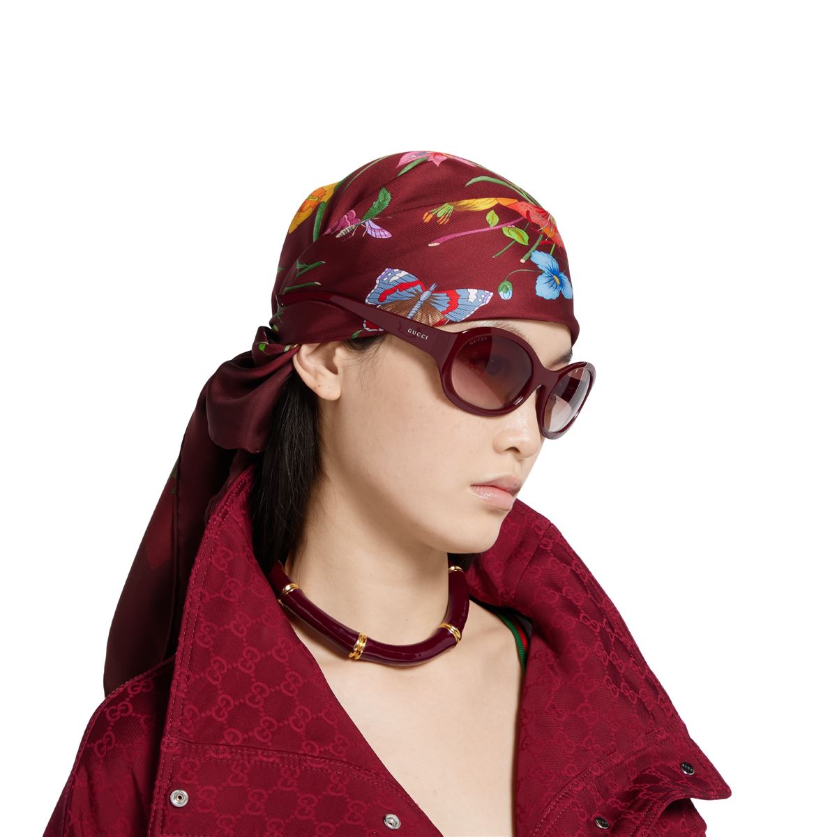 ROUND FRAME SUNGLASSES - GUCCI - Verso