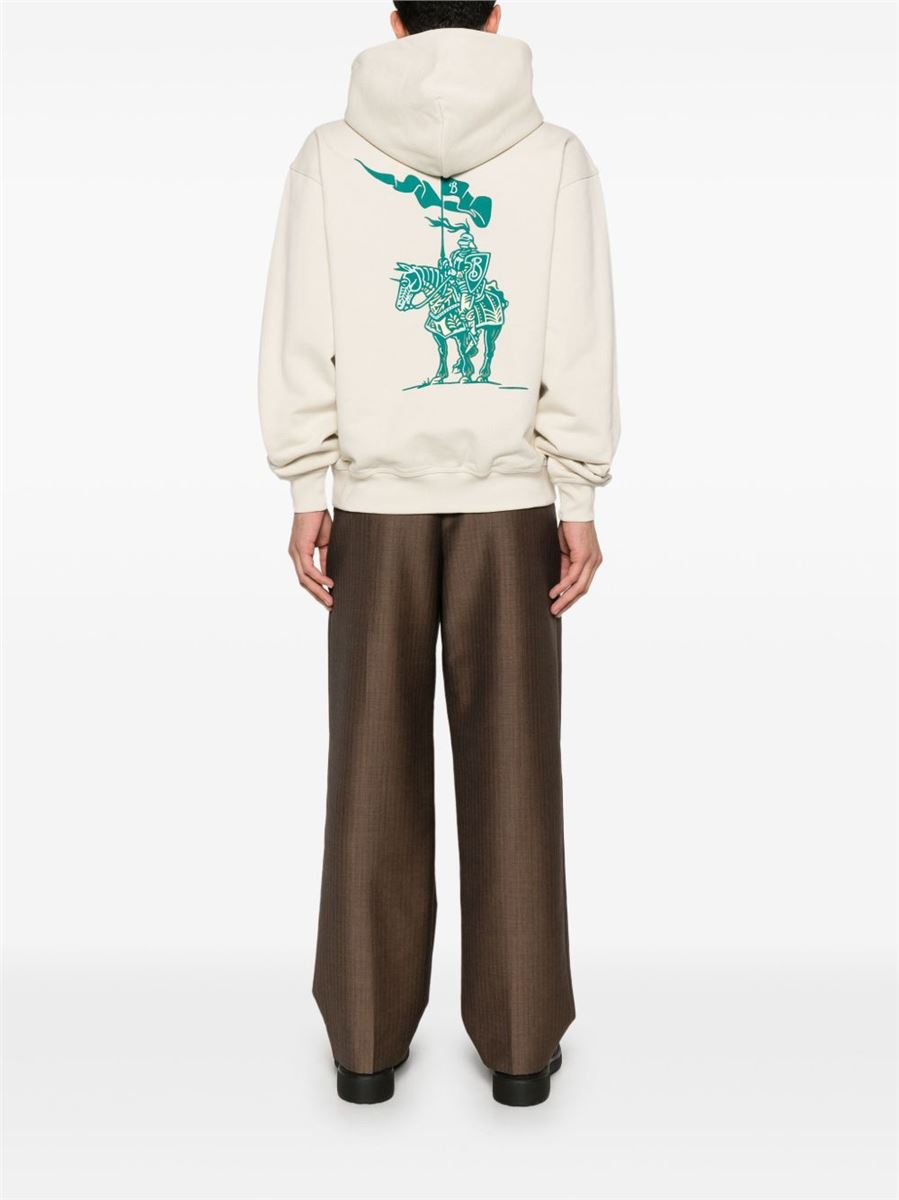 B SHIELD LOGO-PRINT HOODIE -  BURBERRY -  Verso