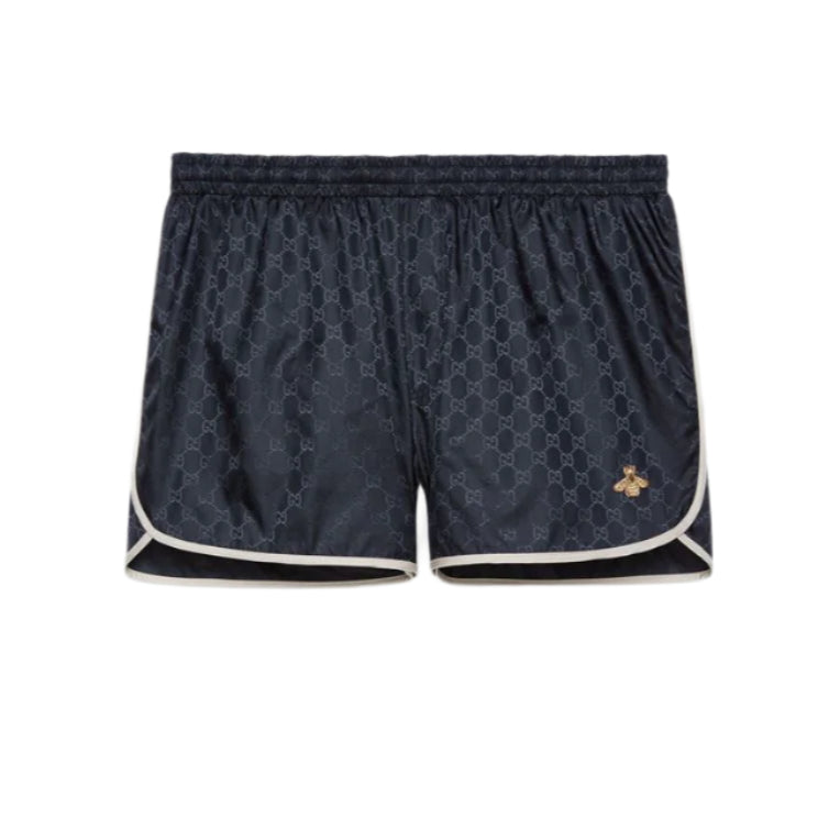 GG NYLON SWIM SHORT WITH BEE - GUCCI - Verso
