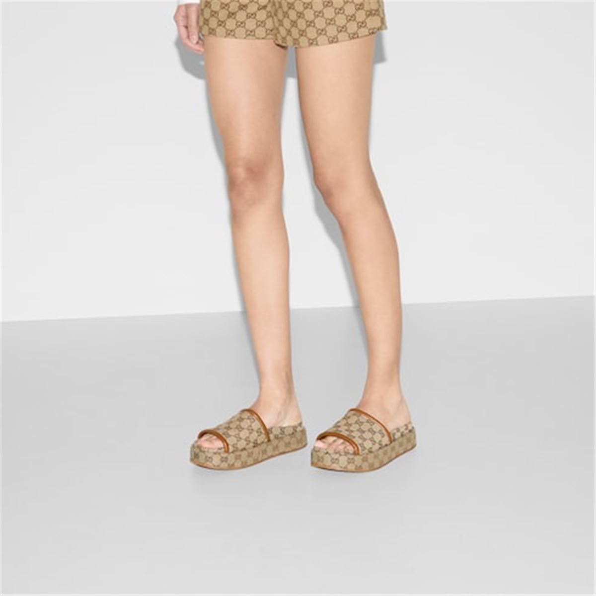 GG PLATFORM SANDAL - GUCCI - Verso