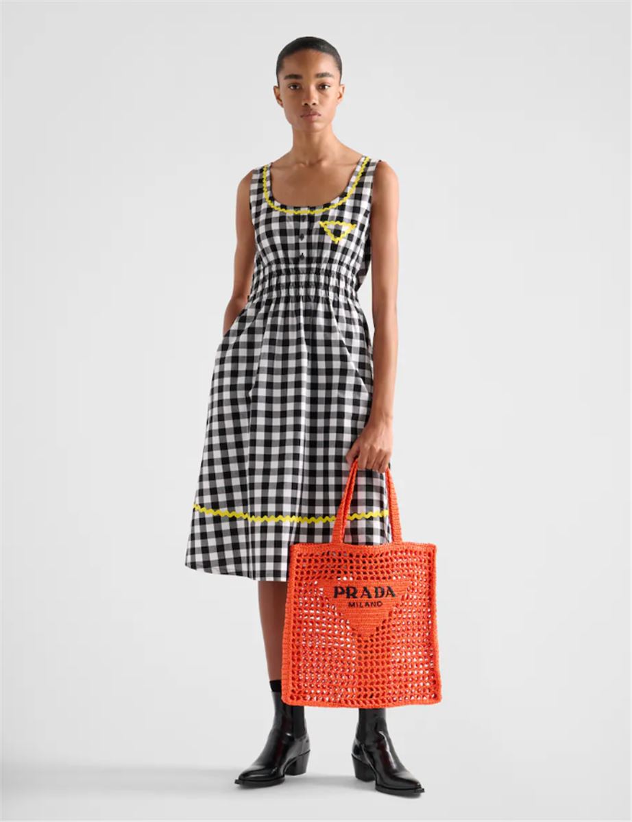 CROCHET TOTE BAG -  PRADA -  Verso