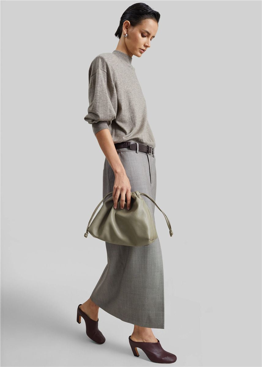 Rue padded high neck sweater-THE FRANKIE SHOP-Verso