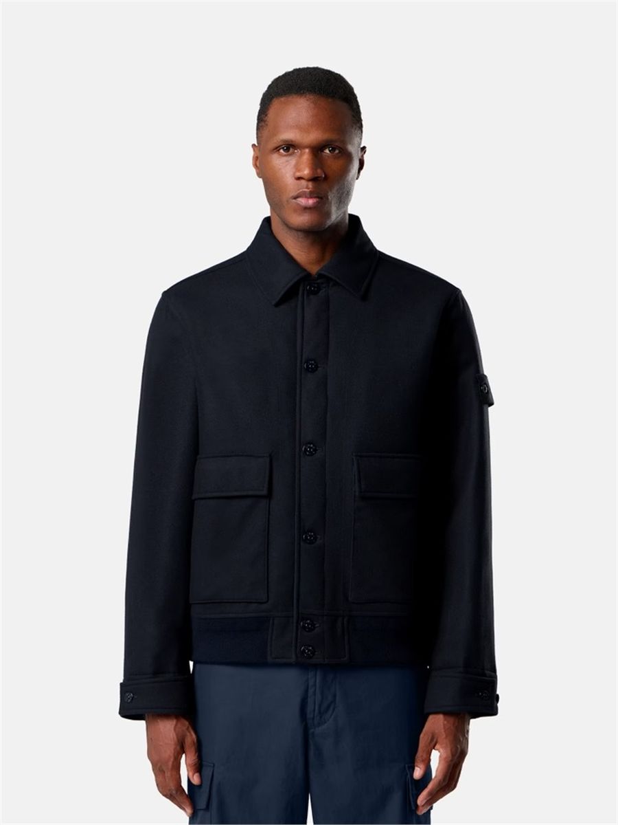 Padded coach jacket with anti-drop