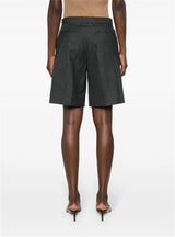 ENGLISH GRISAILLE TAILORED SHORTS