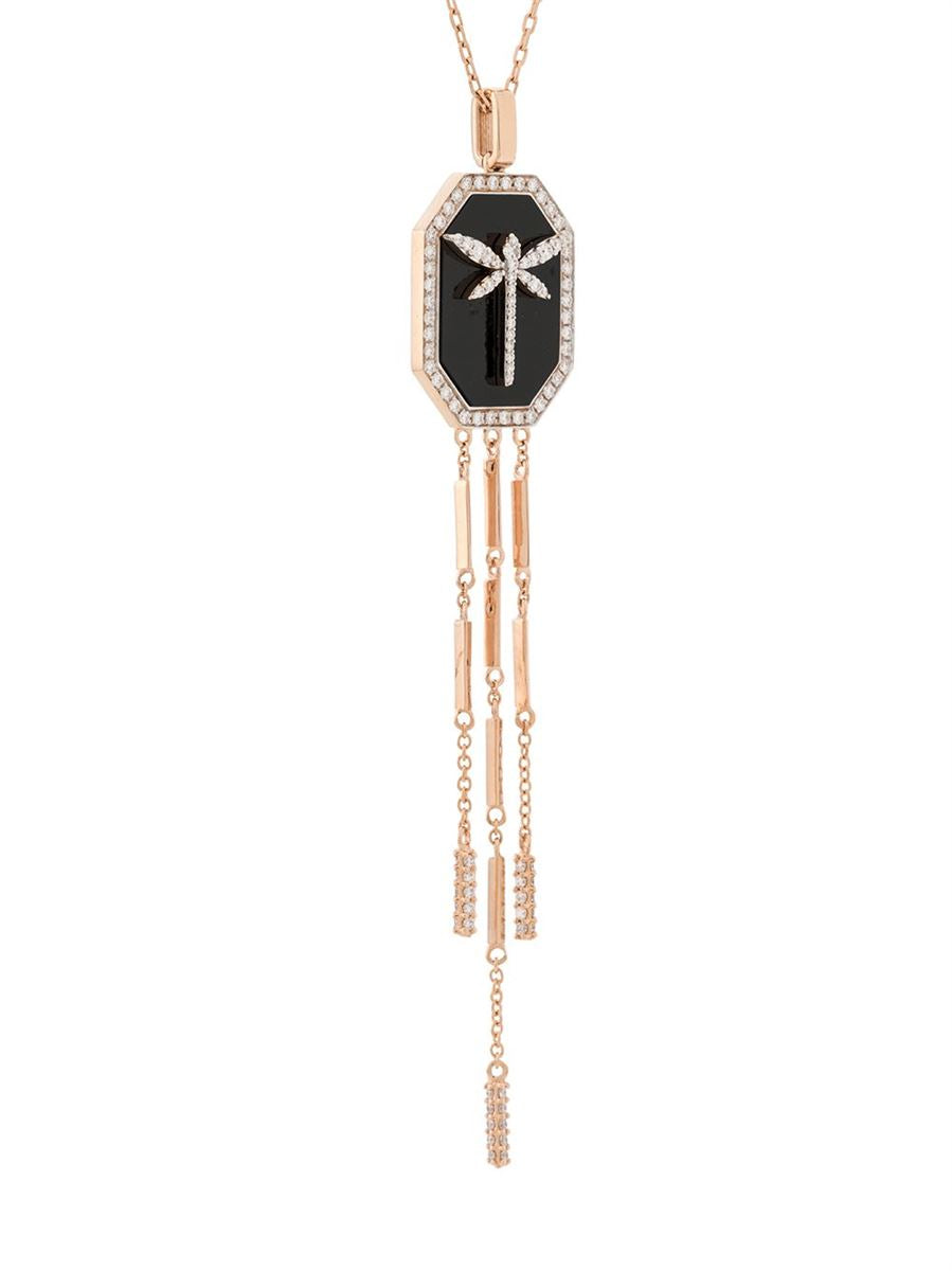 NECKLACE WITH DRAGONFLY - ANAPSARA - Verso
