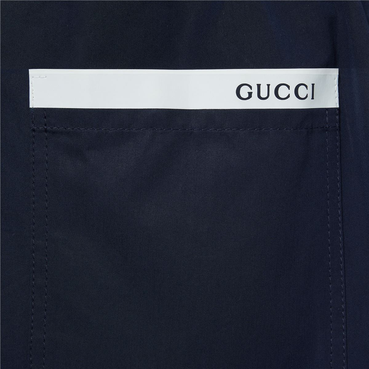 COTTON POPLIN SHORTS - GUCCI - Verso