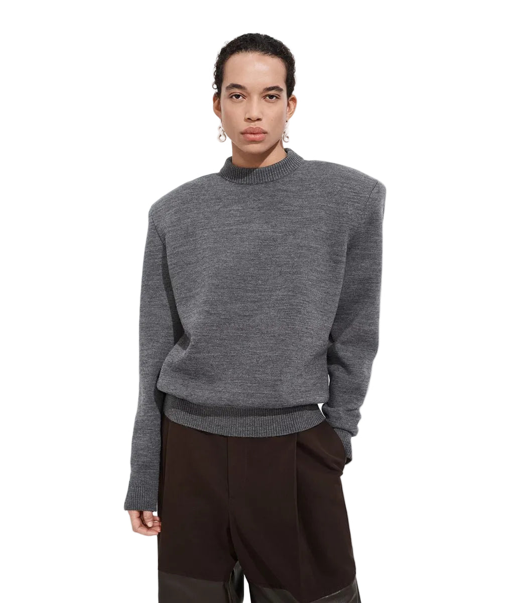 Wool tailored sweater