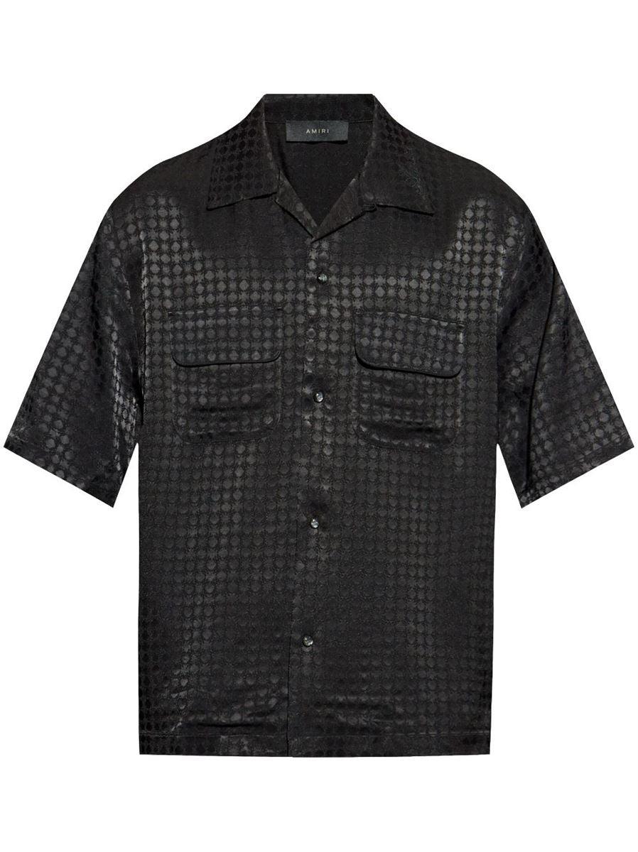 MONOGRAM SHORT-SLEEVE SHIRT -  AMIRI -  Verso