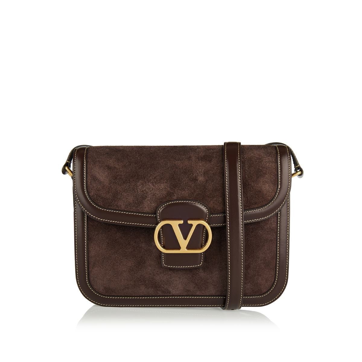 SUEDE SHOULDER BAG - VALENTINO - Verso
