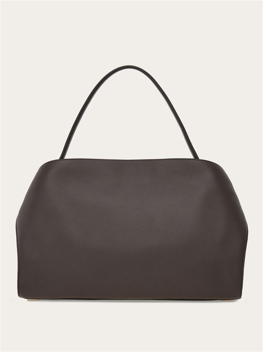 Hug soft bicolor shoulder bag (l)-FERRAGAMO-Verso