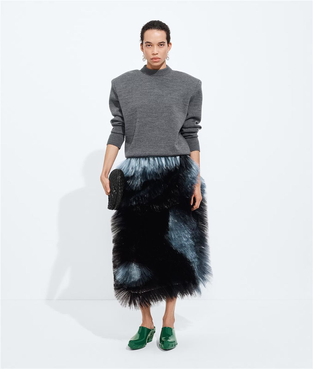 Wool tailored sweater