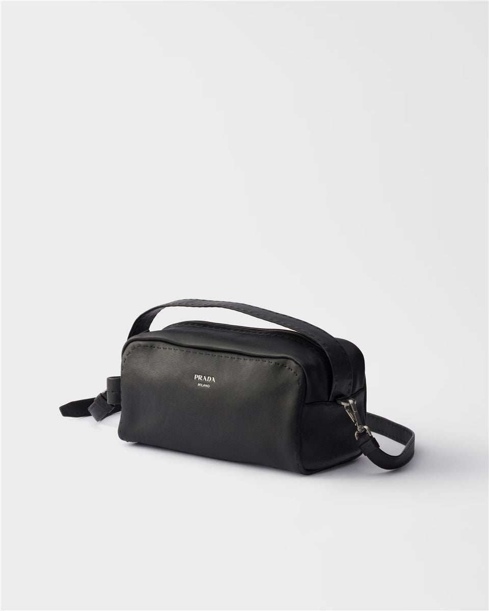 Nappa leather shoulder bag-PRADA-Verso