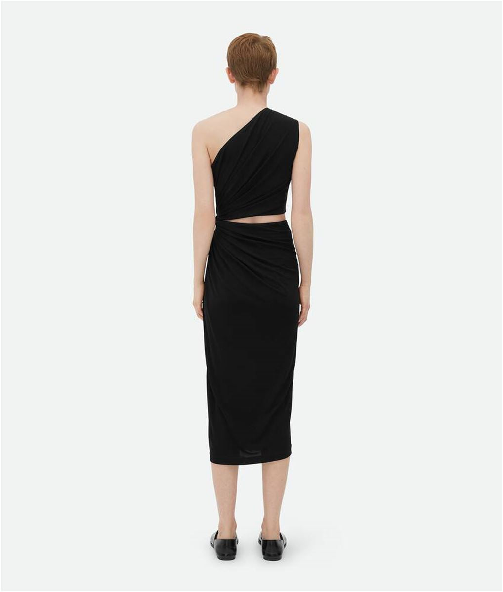 CREPE VISCOSE JERSEY DRESS
