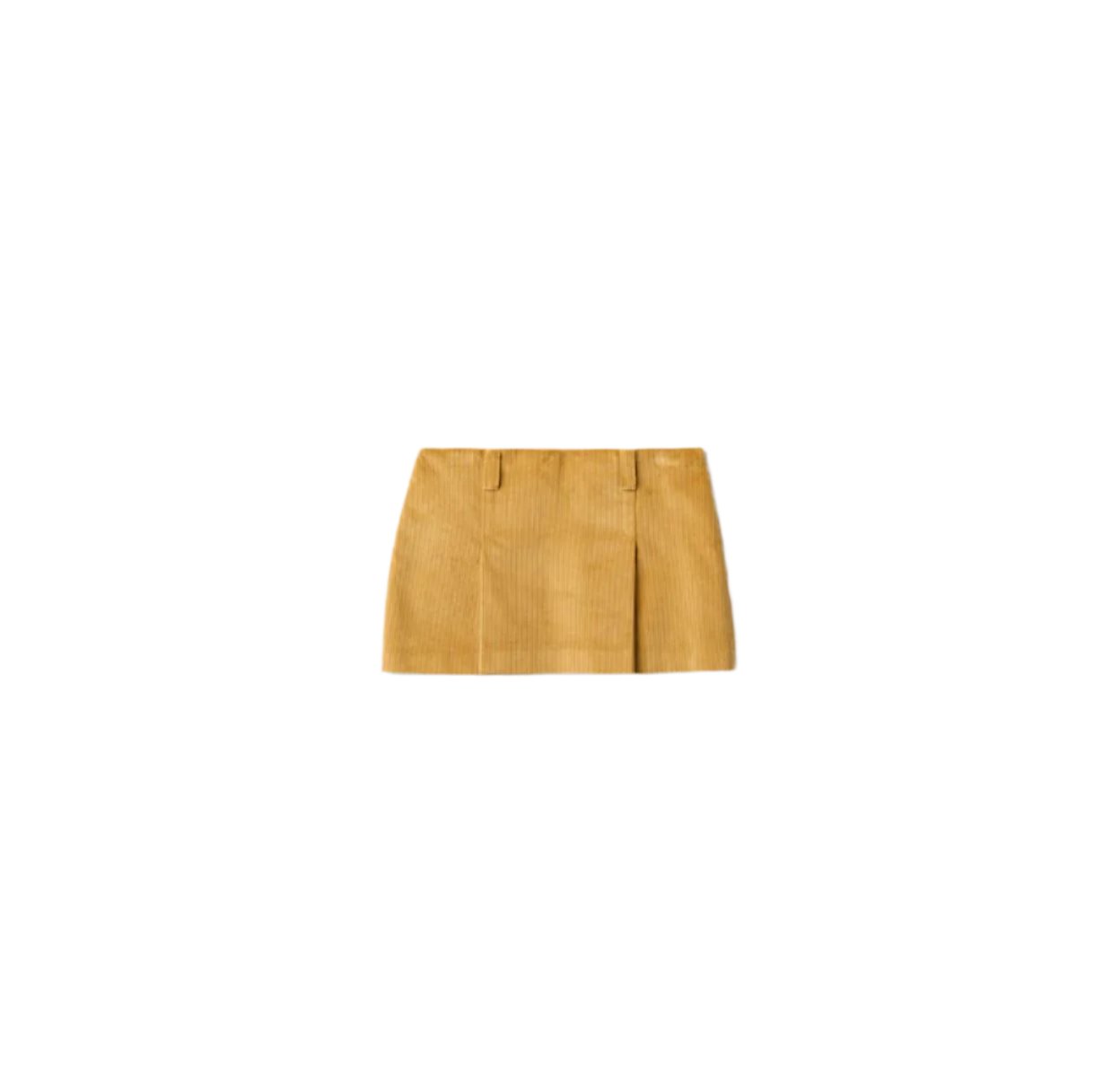 CORDUROY MINISKIRT - MIU MIU - Verso