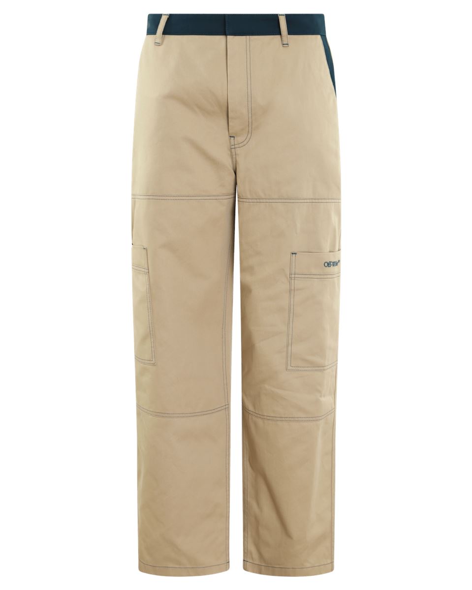 STRAIGHT LEG PANTS -  OFF-WHITE -  Verso
