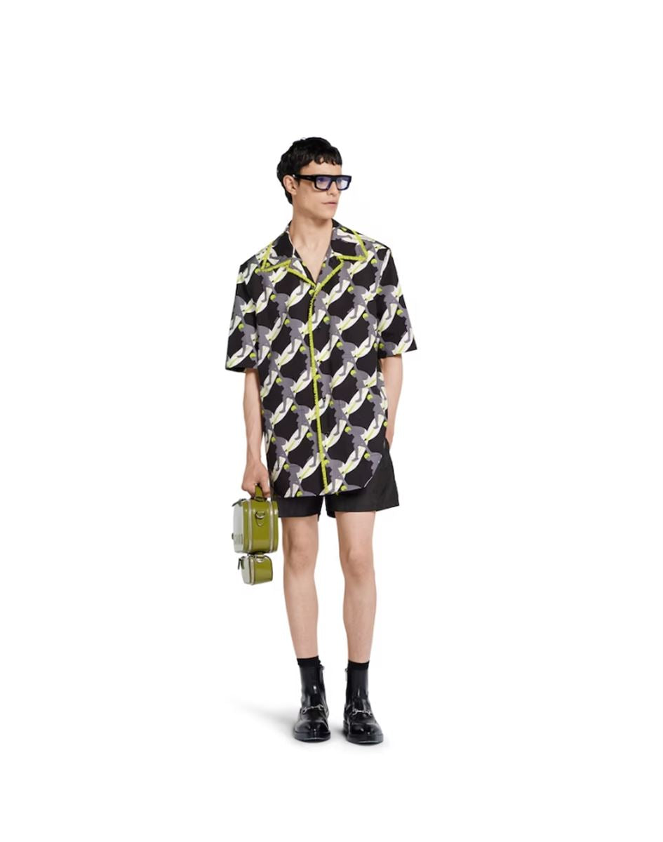 TECHNICAL POPLIN SWIM SHORT - GUCCI - Verso