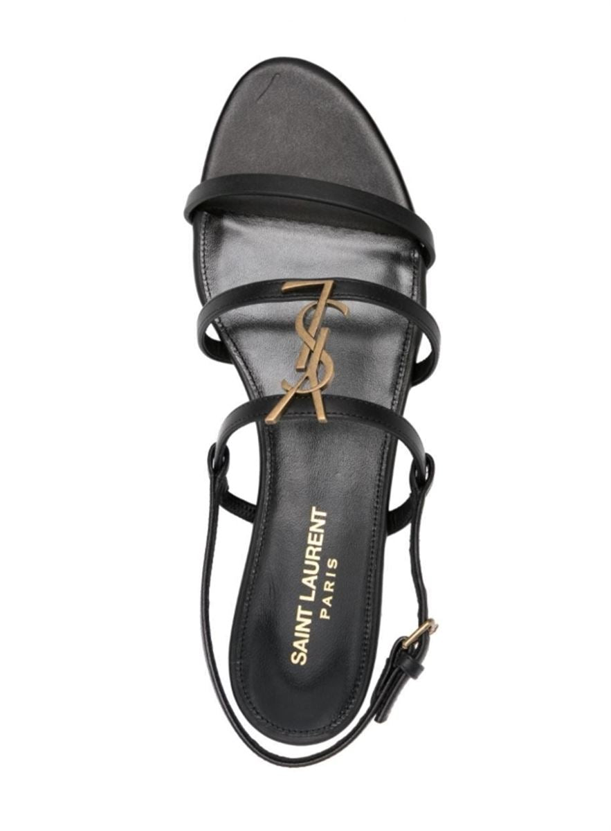 CASSANDRE-PLAQUE LOW SANDALS - SAINT LAURENT - Verso