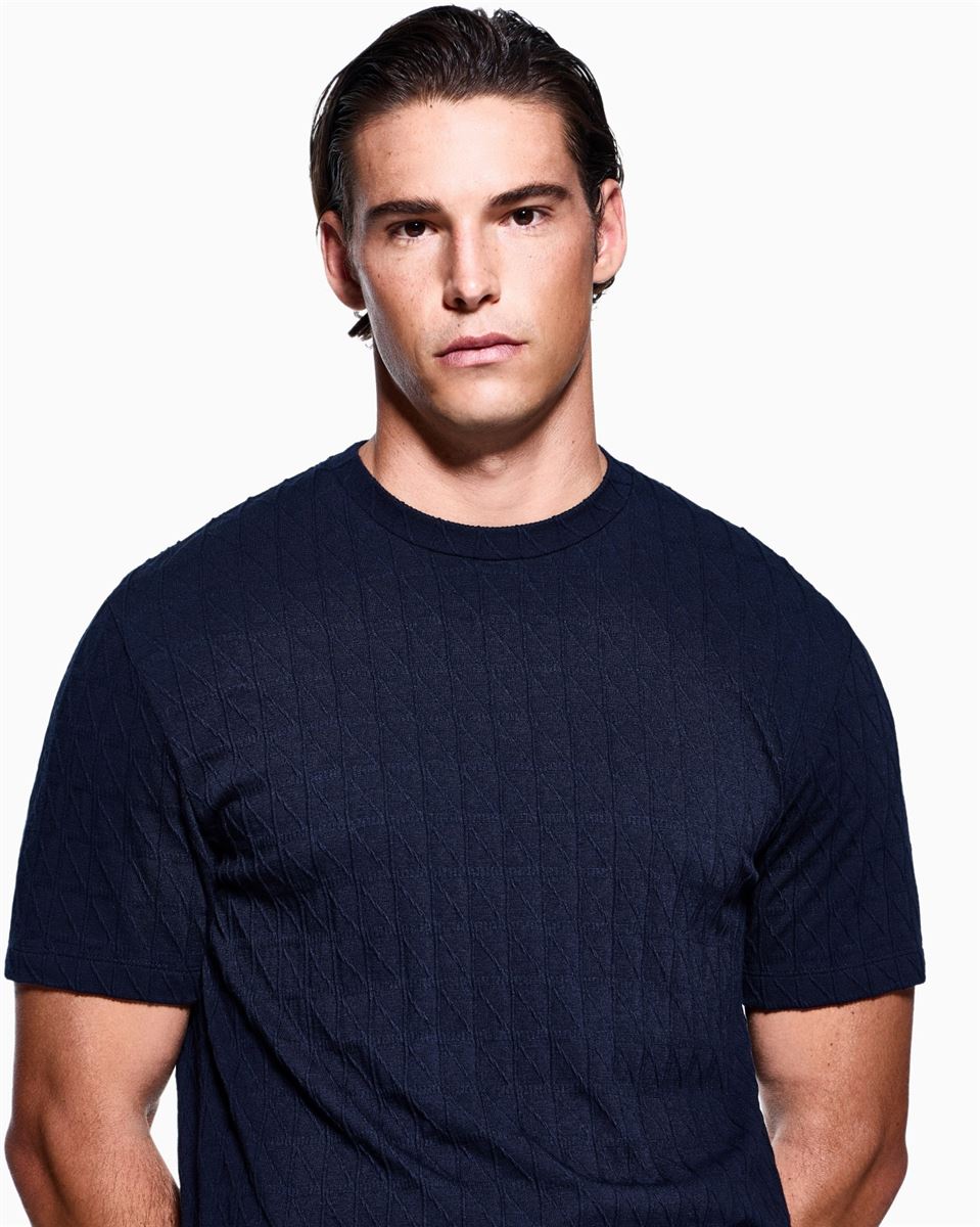 asv stretch cashmere and viscose-blend crew-neck t-shirt