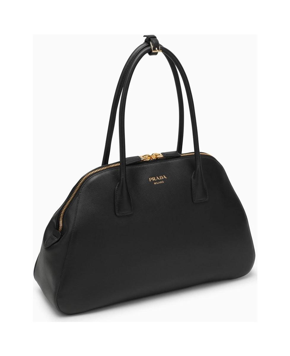 MEDIUM LEATHER TOTE BAG - PRADA - Verso