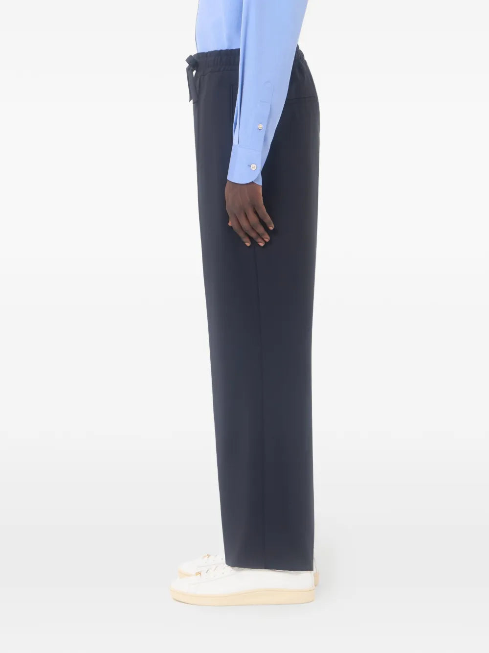 Garavani wollhose mit vlogo-stickerei-VALENTINO-Verso