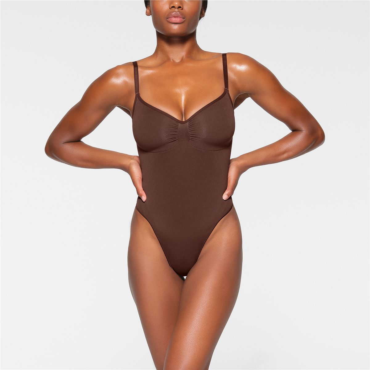Seamless sculpt thong bodysuit-SKIMS-Verso