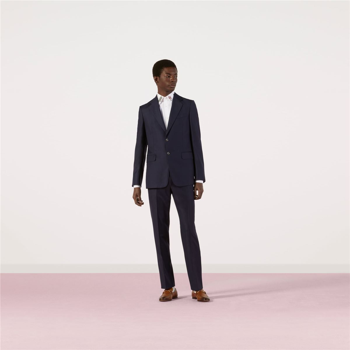 STRAIGHT FIT WOOL SUIT - GUCCI - Verso