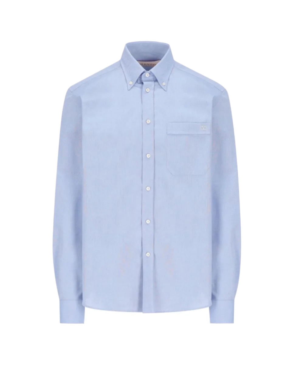 VLOGO SIGNATURE BUTTON-DOWN SHIRT - VALENTINO - Verso