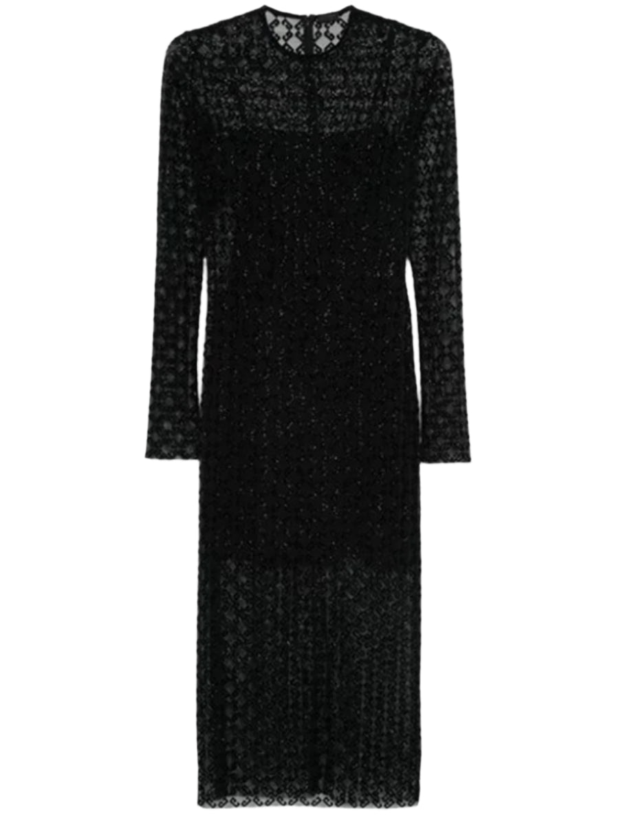 "MONOGRAM 72" TULLE SHEATH DRESS -  GIVENCHY -  Verso